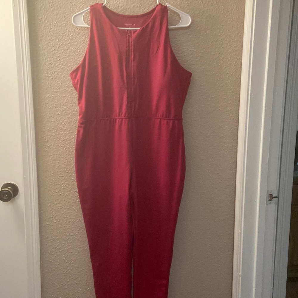 Brand new Rebdolls Zip Up High Neck Leotard Jumpsuit, Size 1X, never been worn